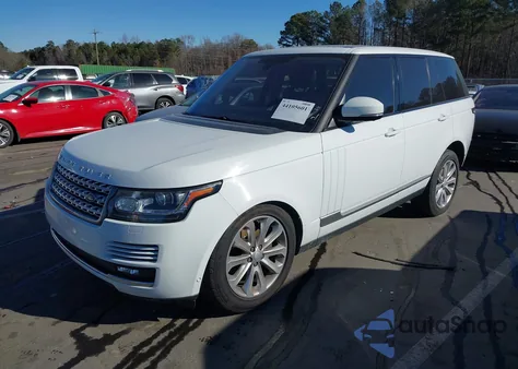 2016 Land Rover Range Rover 3.0L V6 Turbocharged Diesel Hse Td6 из США, поврежденный, VIN SALGS2KF4GA245080